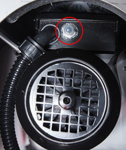 Parado automático preventivo de daños secador centrifugador